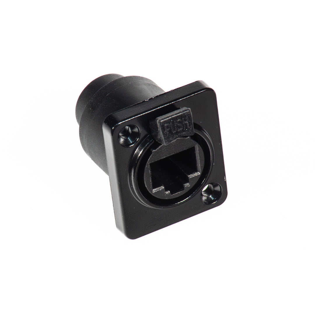 Perfex RJ45 Chassi Kontakt (Svart)