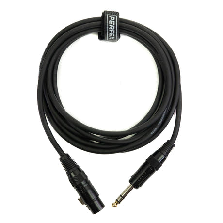 Perfex XLR hona till balanserad tele (3m)