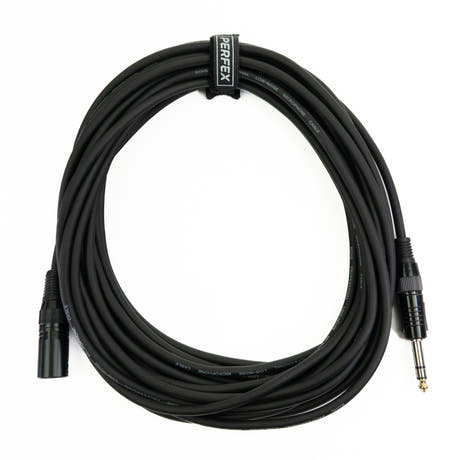 Perfex XLR hane till balanserad tele (10m)