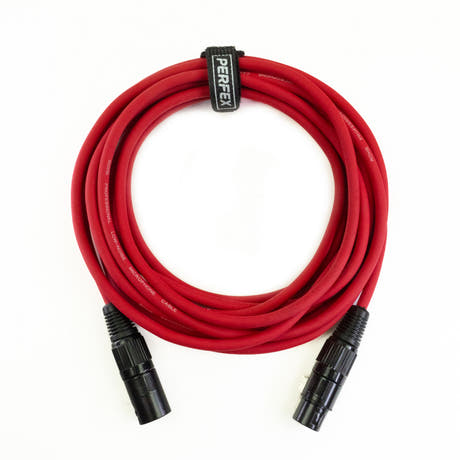 Perfex XLR Kabel (3m - Röd)