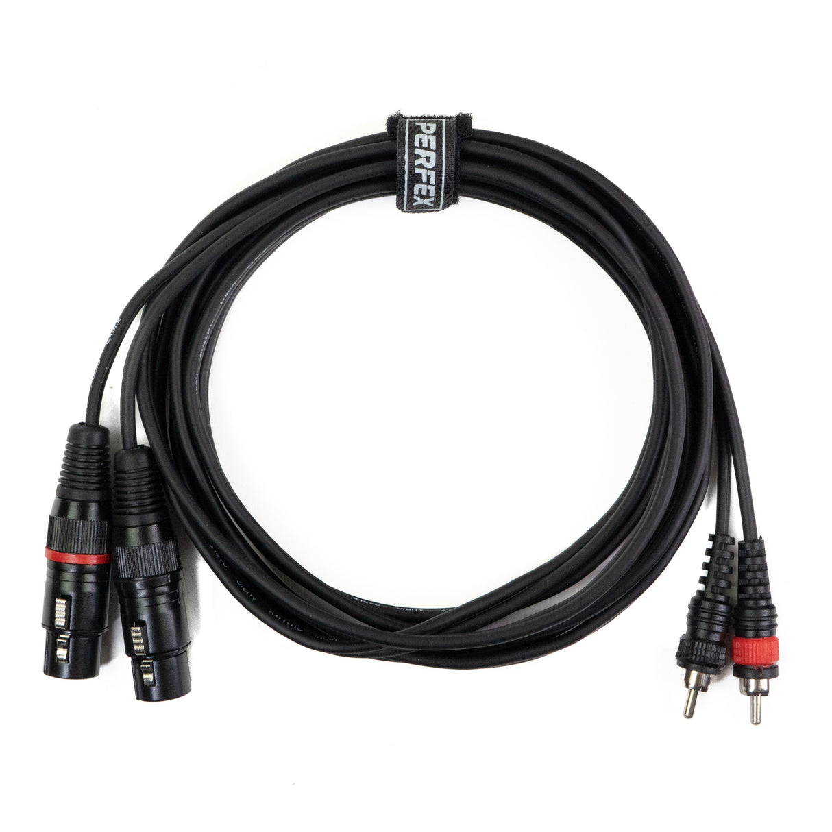 Perfex XLR hona till phono RCA-kabel (3m)