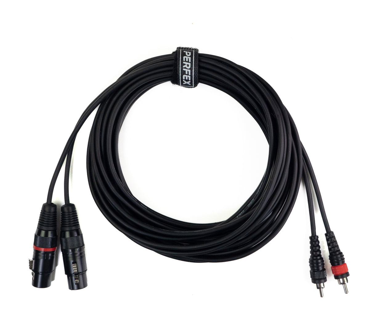 Perfex XLR hona till phono RCA-kabel (6m)