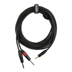 Perfex 2x tele till 3,5mm minitele-kabel (6m)