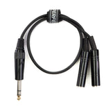 Perfex 6,3mm hörlursdelningskabel (0,5m)