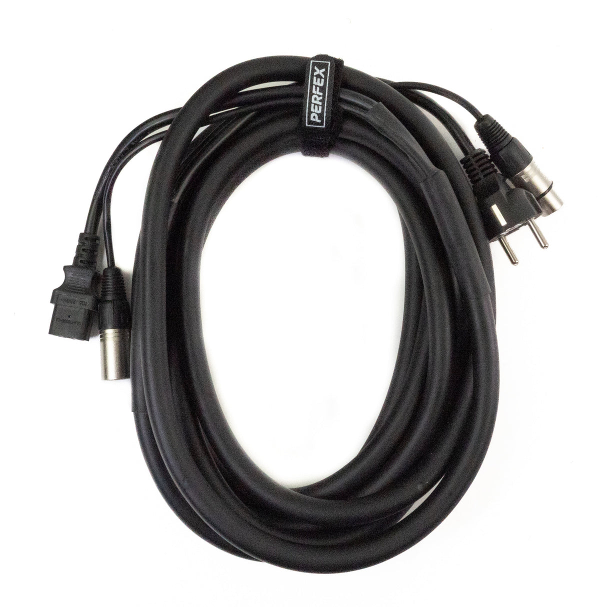 Perfex XLR & IEC strömkabel (Ljud, 5m)