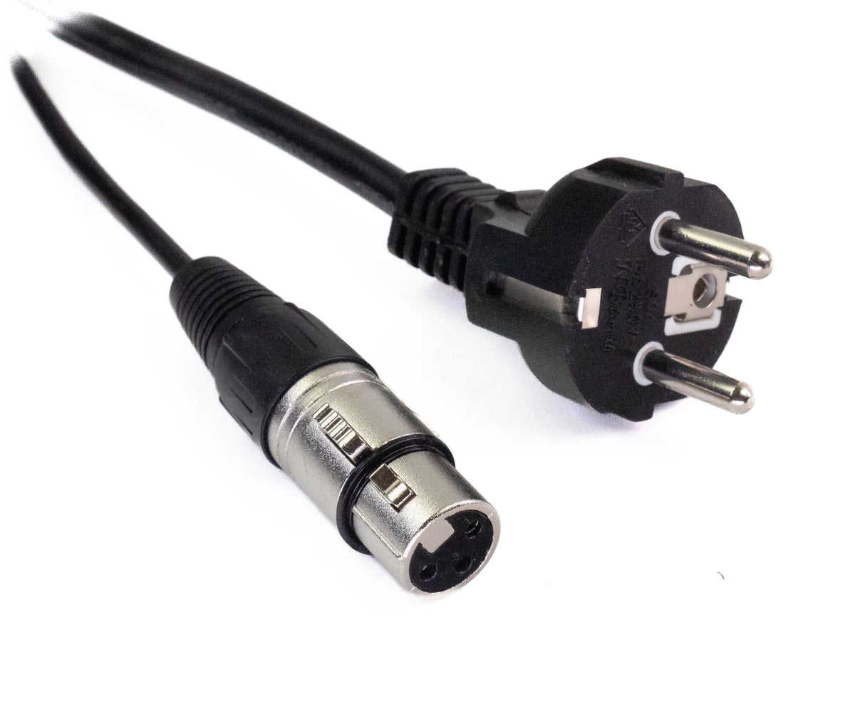 Perfex Schuko & XLR Kombikabel (Audio, 1,5m)