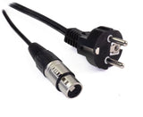Perfex XLR & IEC strömkabel (Ljud, 10m)
