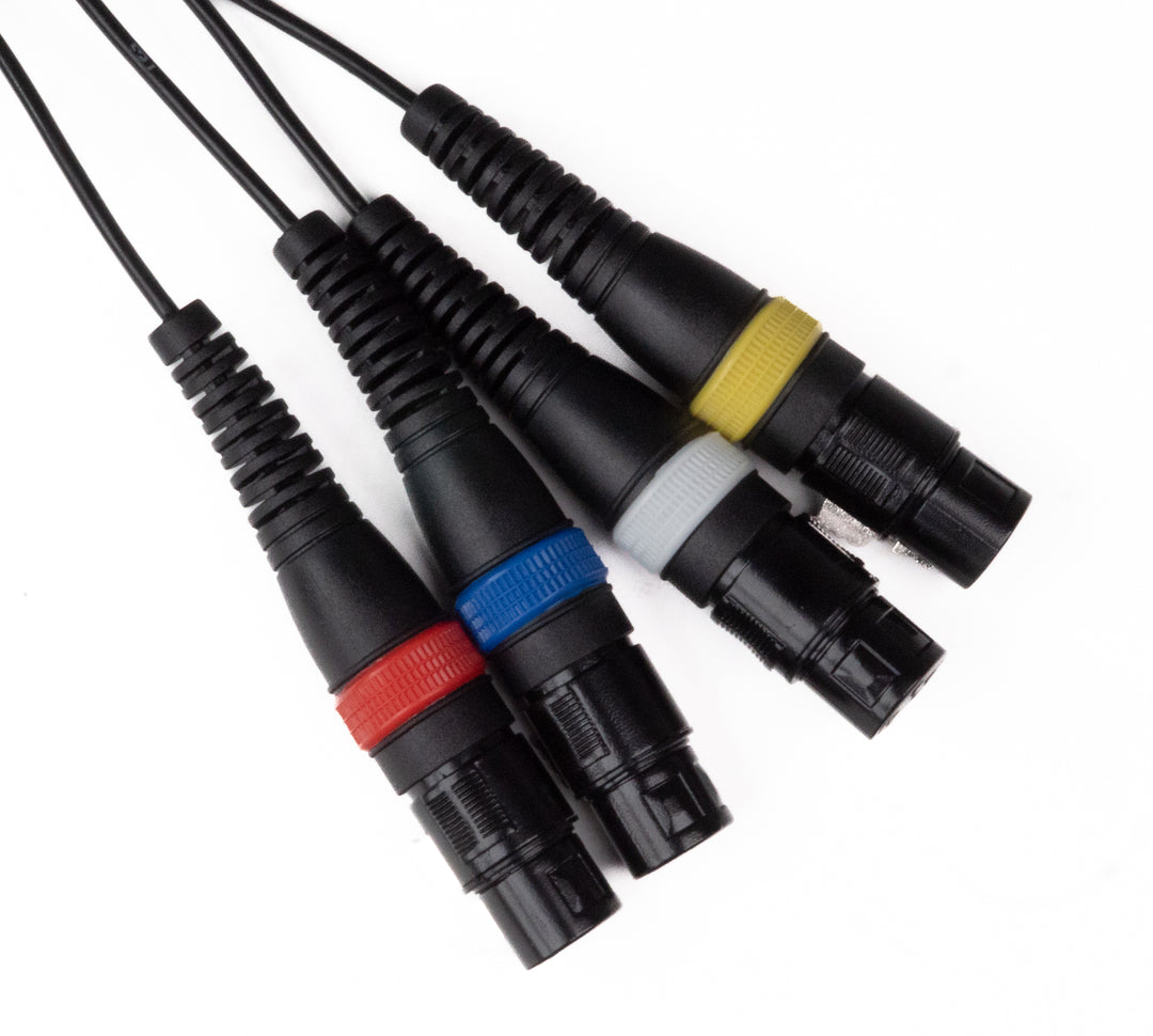 Par-4 multicore XLR hane till XLR hona (3m)