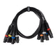 Par-8 multicore XLR hane till XLR hona (1,5m)