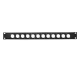 Perfex rackpanel 1 enhet för 12 (D-Type)