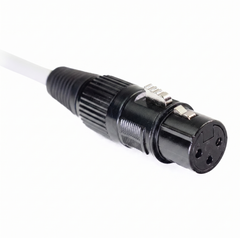 Perfex DMX-kabel 3-Pin (10m - Vit)