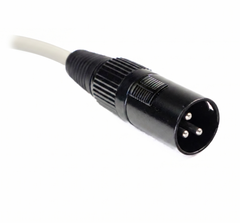 Perfex DMX-kabel 3-Pin (1,5m - Vit)