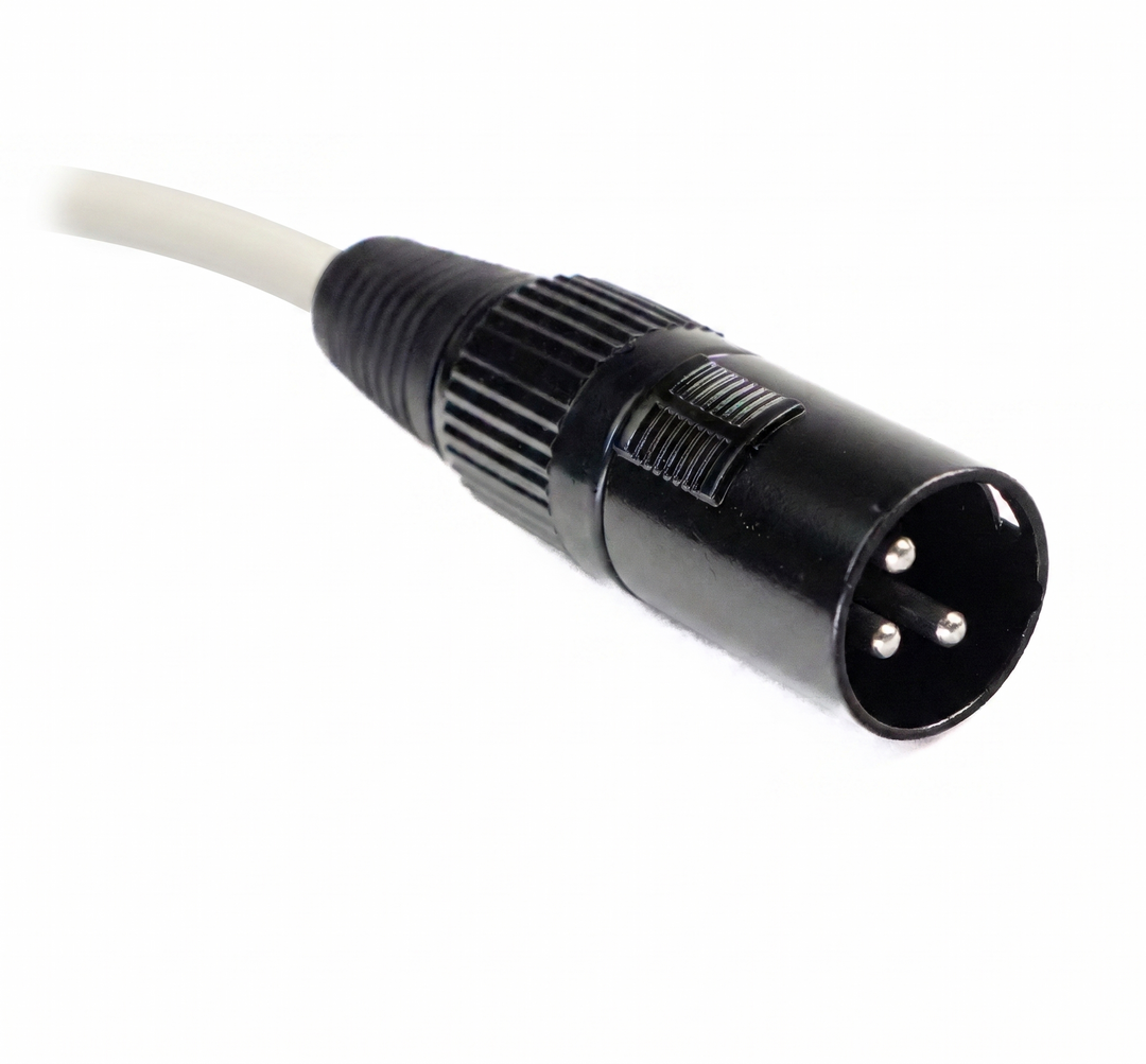 Perfex DMX-kabel 3-Pin (1,5m - Vit)