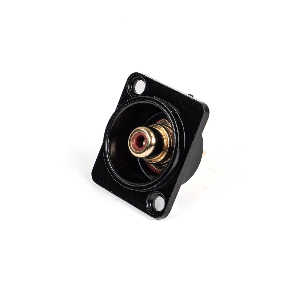 Perfex RCA Phono chassikontakt hona (röd, svart)