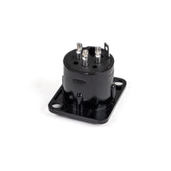 Perfex XLR hane chassikontakt (svart)