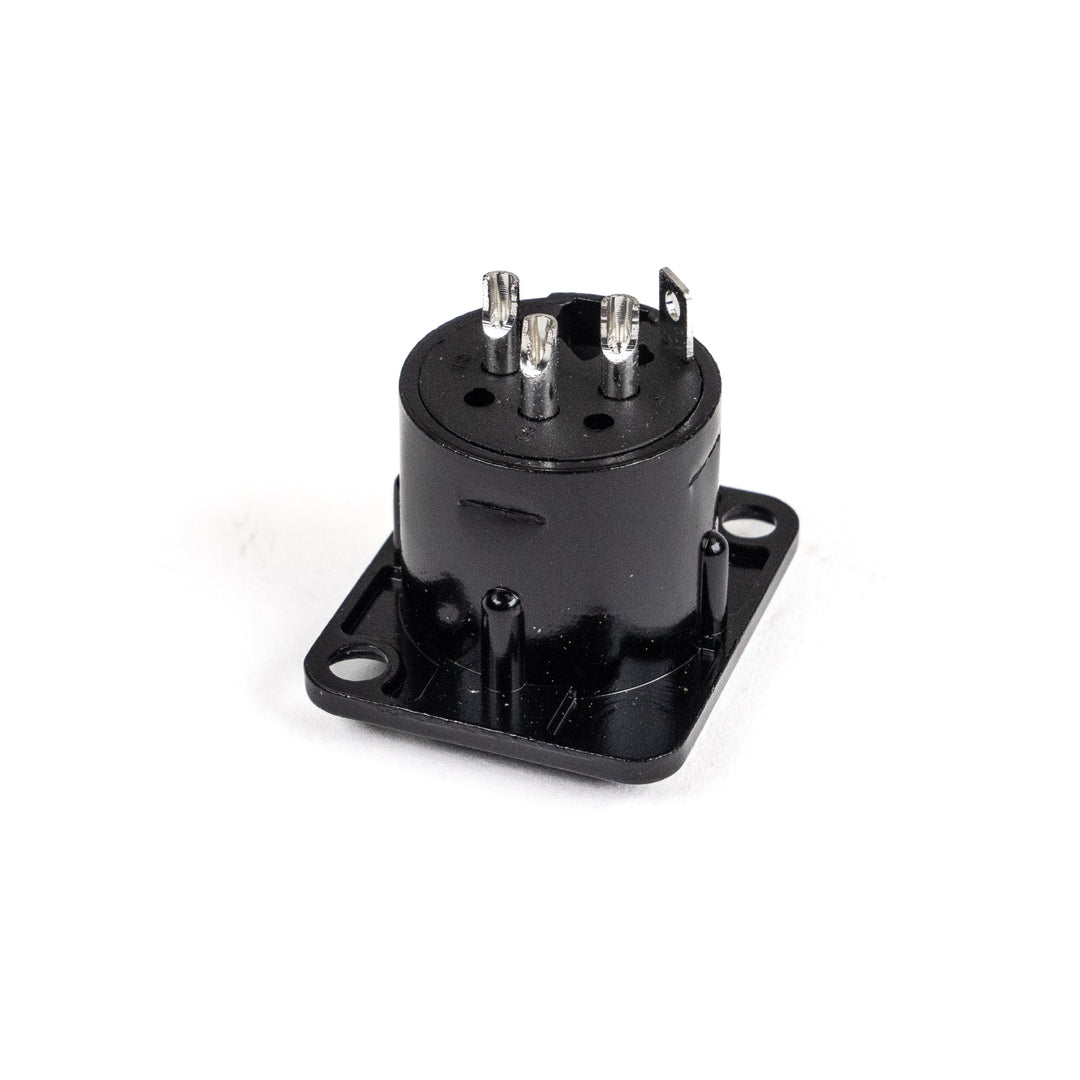 Perfex XLR hane chassikontakt (svart)