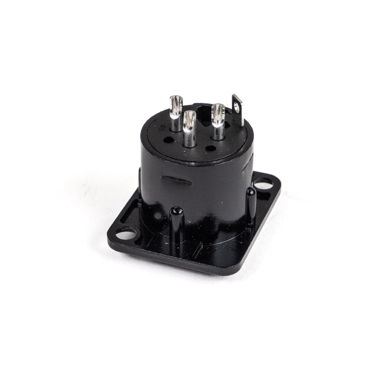 Perfex XLR hane chassikontakt (svart)