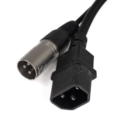 Perfex IEC & XLR Multi-kabel (DMX, 3m)
