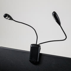 Perfex dubbel LED musiklampa