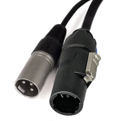 Perfex True1 & XLR Kombikabel (DMX, 1,5m)