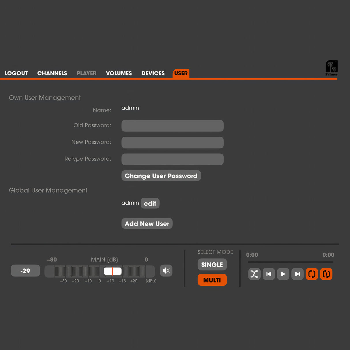 Palmer Grand Audition MKII - 24-kanals högtalaromkopplingssystem