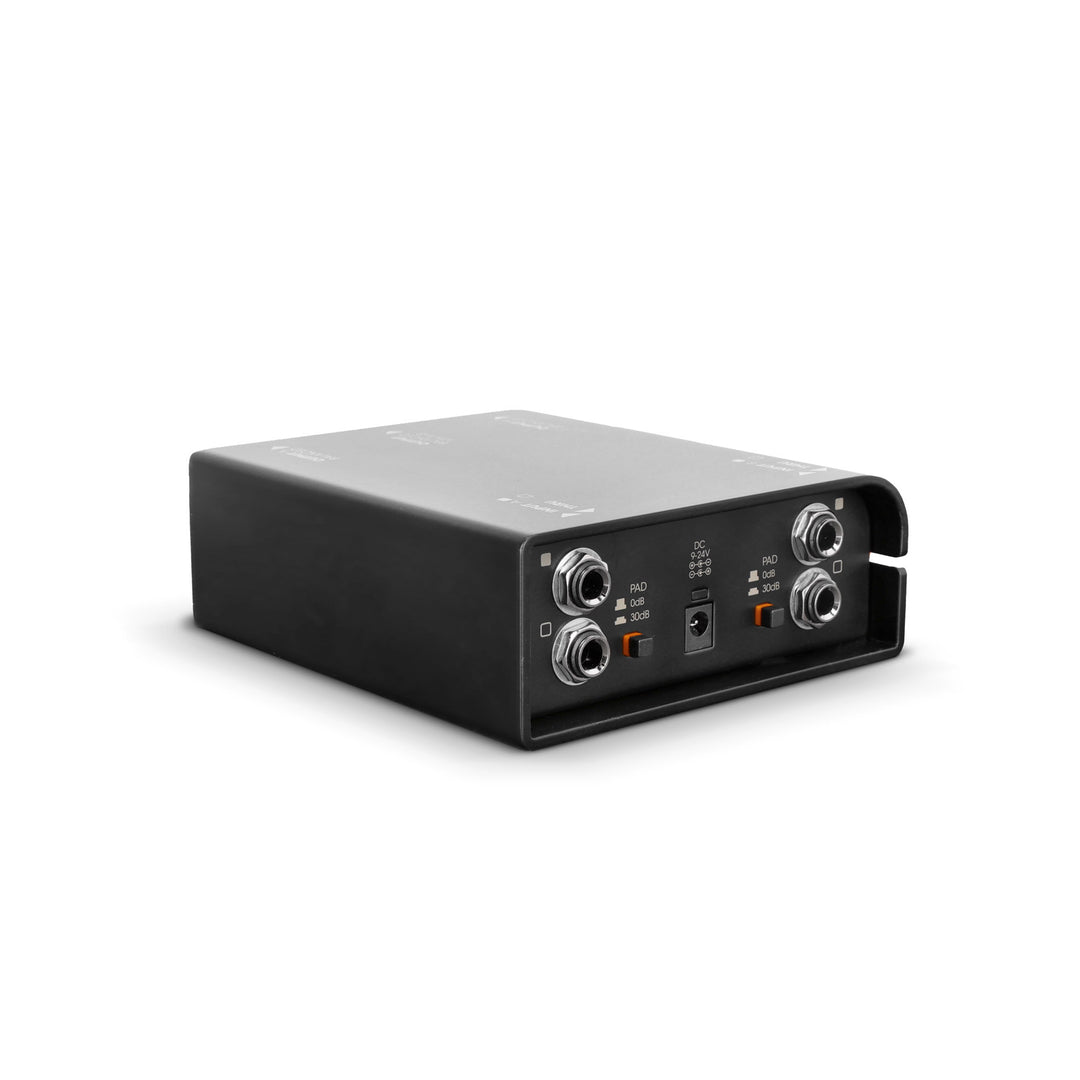 Palmer RIVER inn - Aktiv 2-kanals DI-box