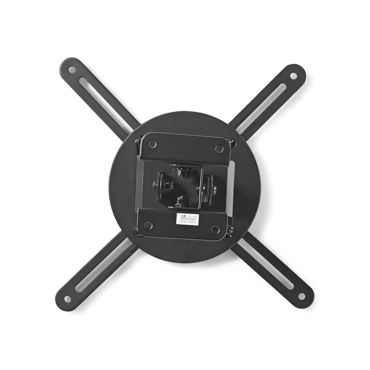 Takfäste för projektor helt rörligt (svart, 10 kg)