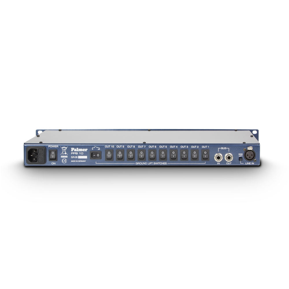 Palmer PB 10 - Tryck-patchbox med 10 kanaler