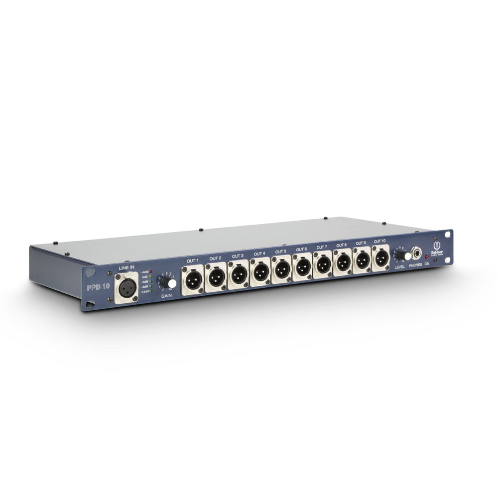 Palmer PB 10 - Tryck-patchbox med 10 kanaler