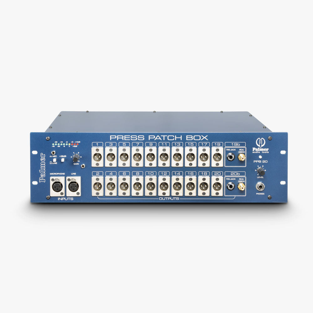 Palmer PB 20 - Presspatchbox med 20 kanaler
