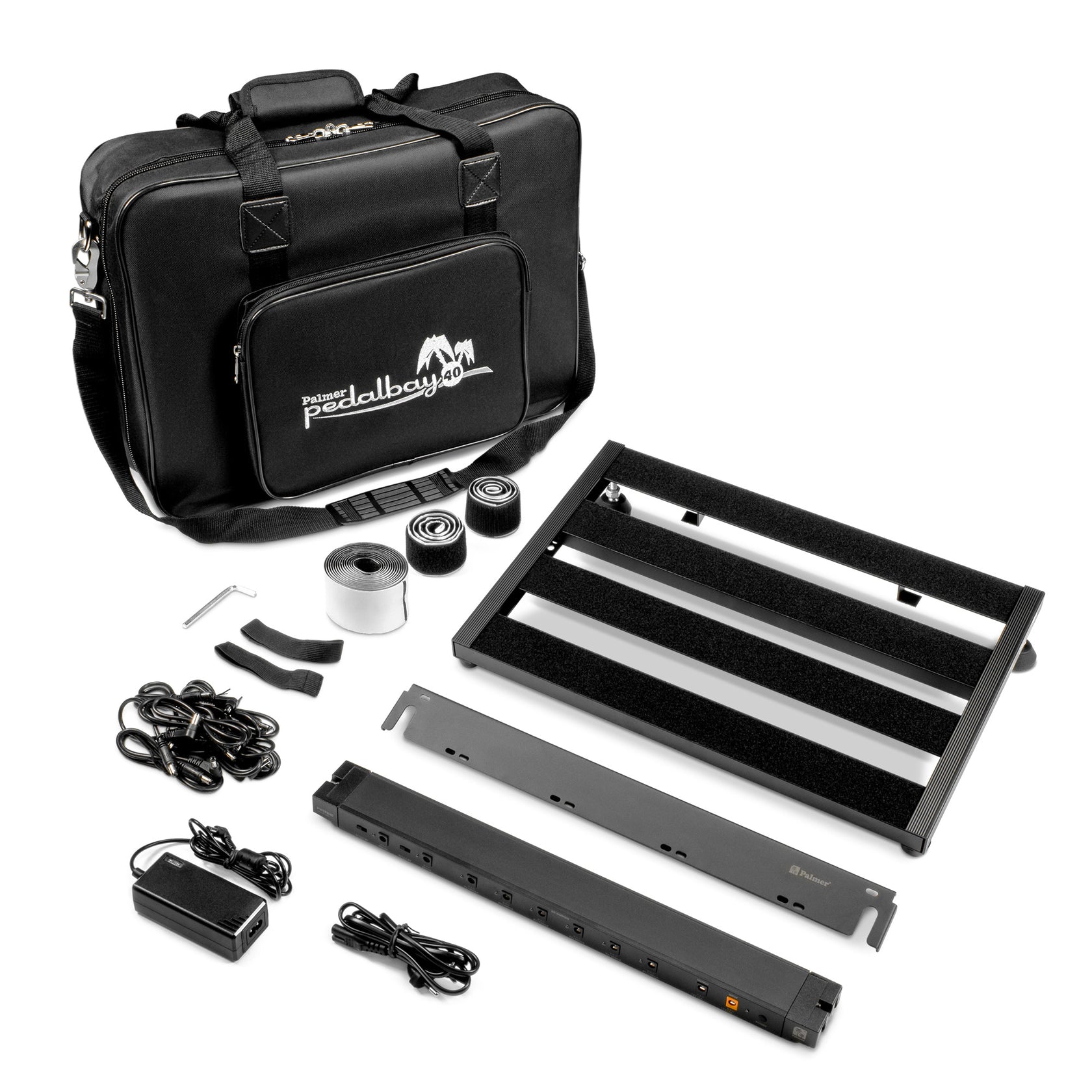 Palmer Pedalbay® 40 PB - Pedalboard inkl. WTPB40-strömbarre