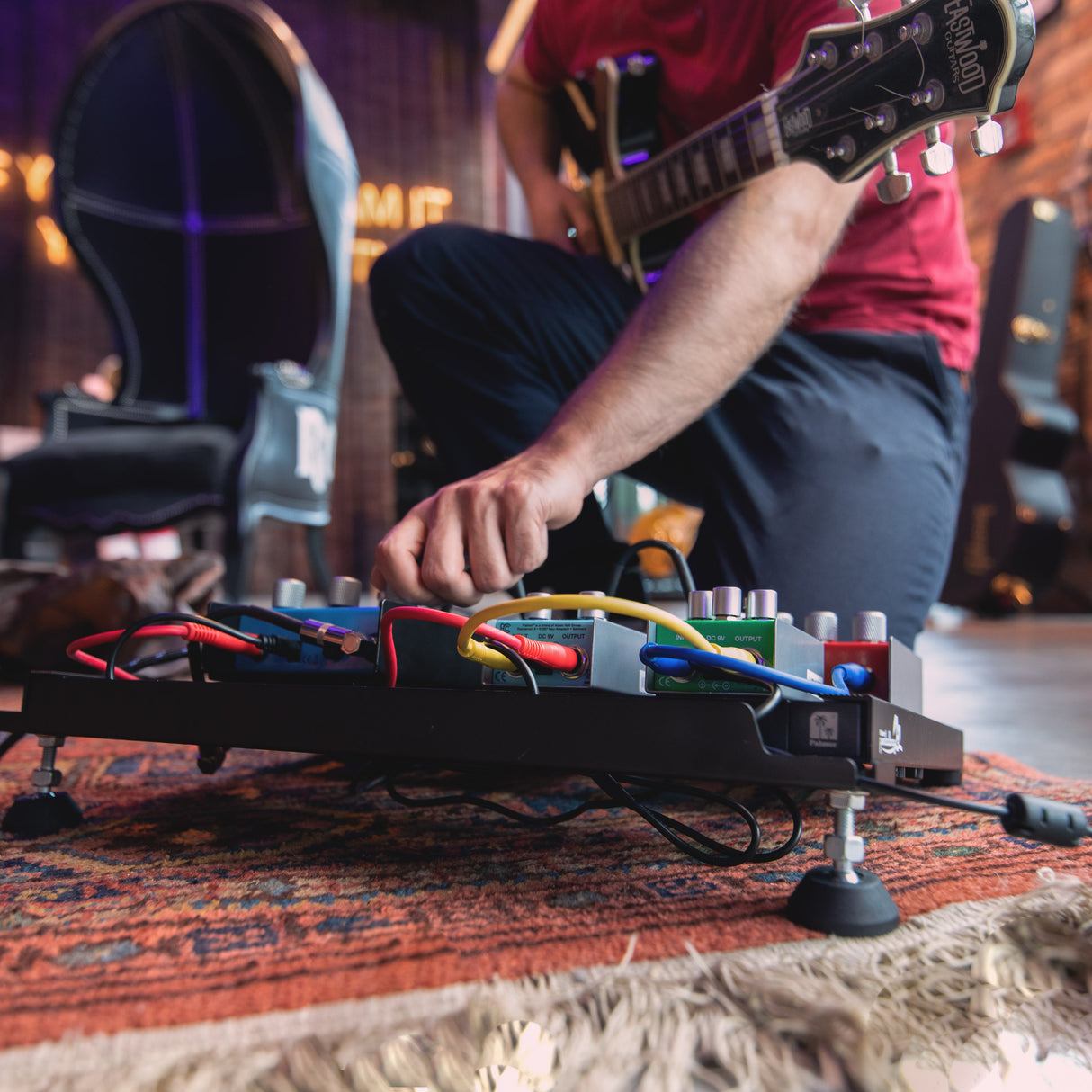 Palmer Pedalbay® 40 PB - Pedalboard inkl. WTPB40-strömbarre