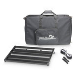 Palmer PEDALBAY® 60 L - Lätt, justerbart pedalboard med skyddande softcase, 60 cm