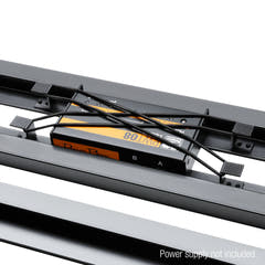 Palmer PEDALBAY® 60 L - Lätt, justerbart pedalboard med skyddande softcase, 60 cm