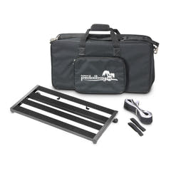 Palmer PEDALBAY® 60 - Lätt, justerbart pedalboard med skyddande softcase, 60 cm