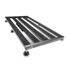 Palmer PEDALBAY® 80 - Lätt, variabelt pedalboard med skyddande softcase, 80 cm
