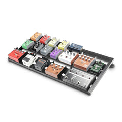 Palmer PEDALBAY® 80 - Lätt, variabelt pedalboard med skyddande softcase, 80 cm