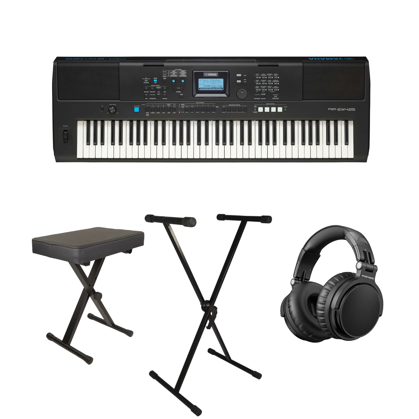 Yamaha PSR-EW425 startpaket