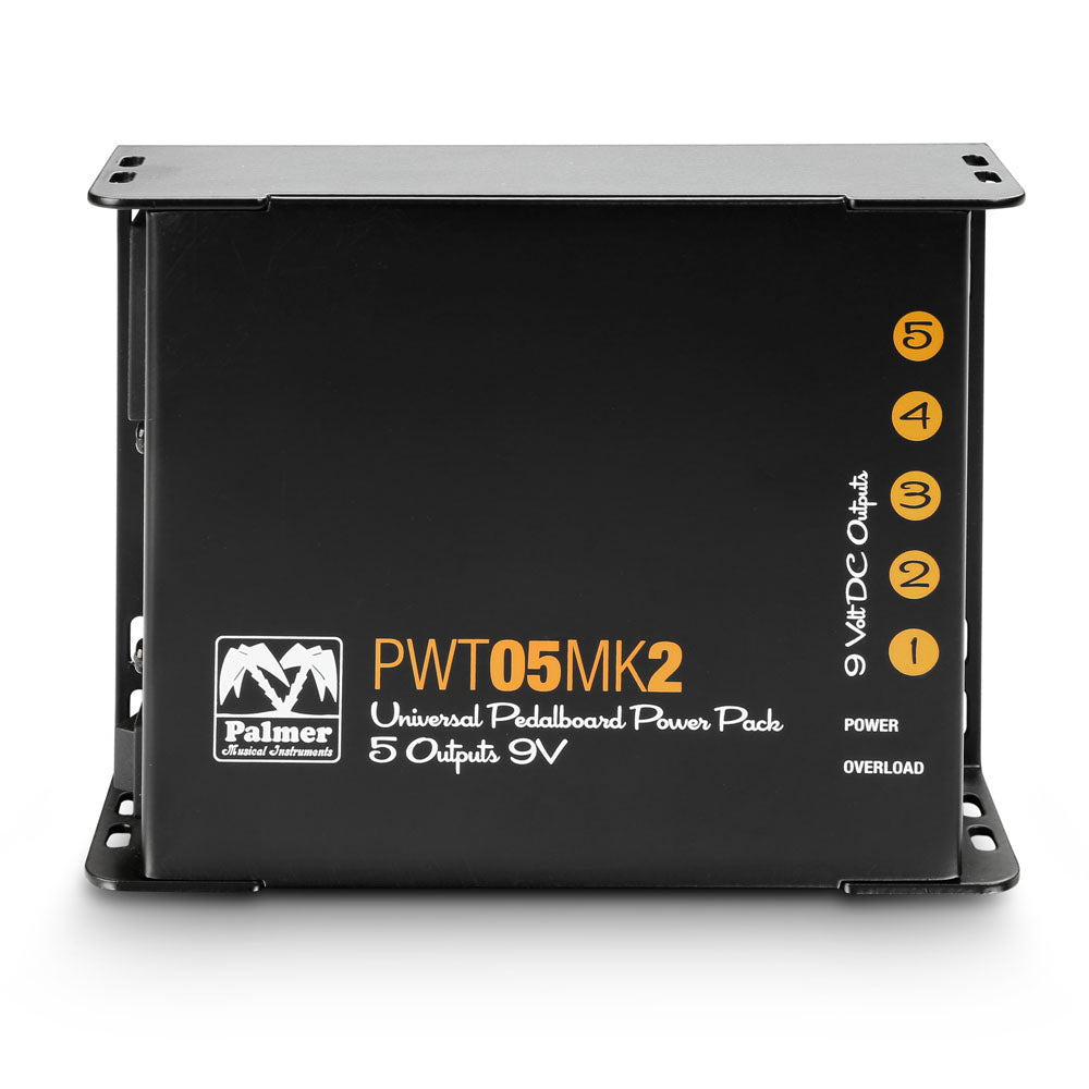 Palmer PWT 05 MK 2 – Universellt 9 V nätaggregat för pedalboard med 5 utgångar