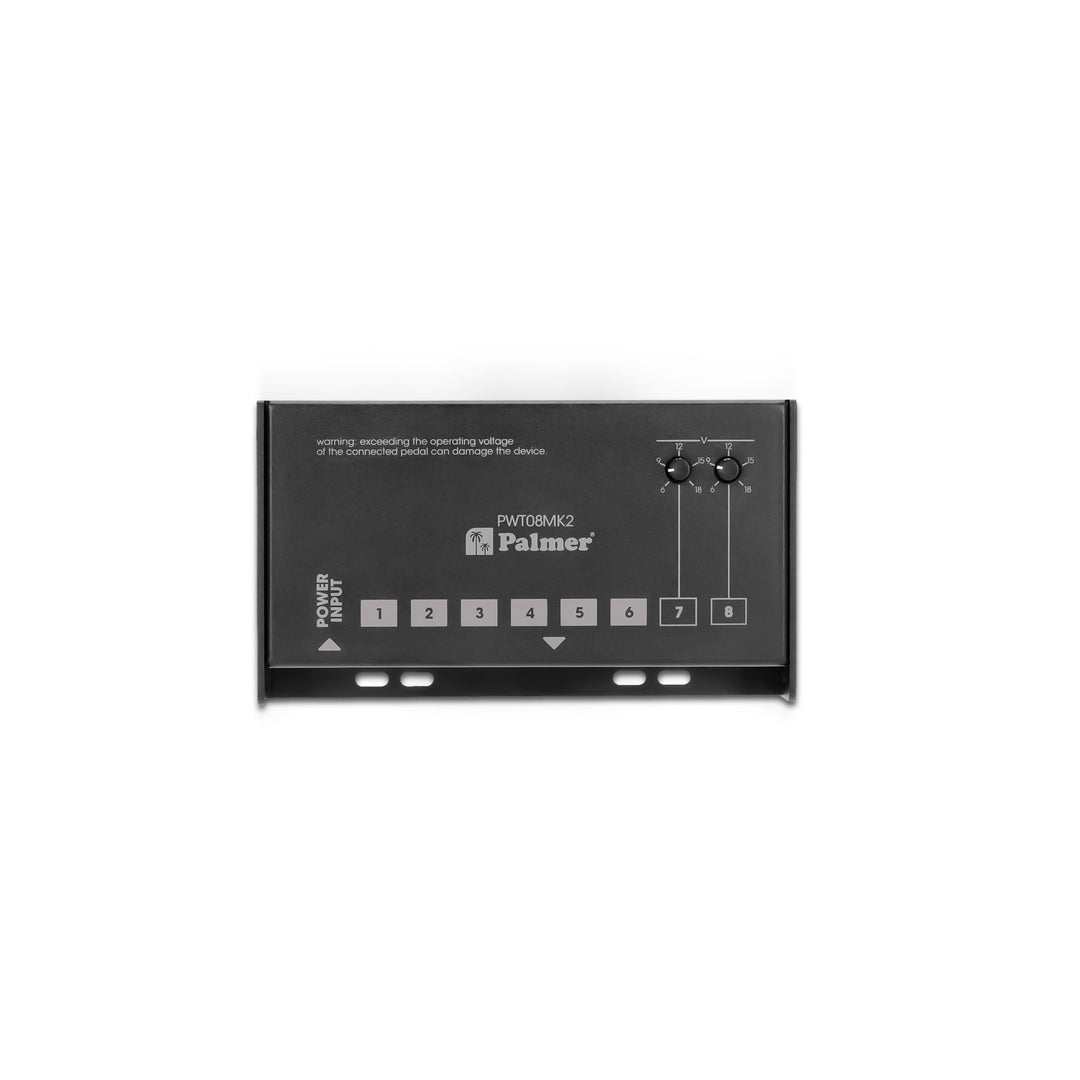 Palmer PWT 08 MK2 - Universellt pedalboard-nätaggregat med 8 utgångar