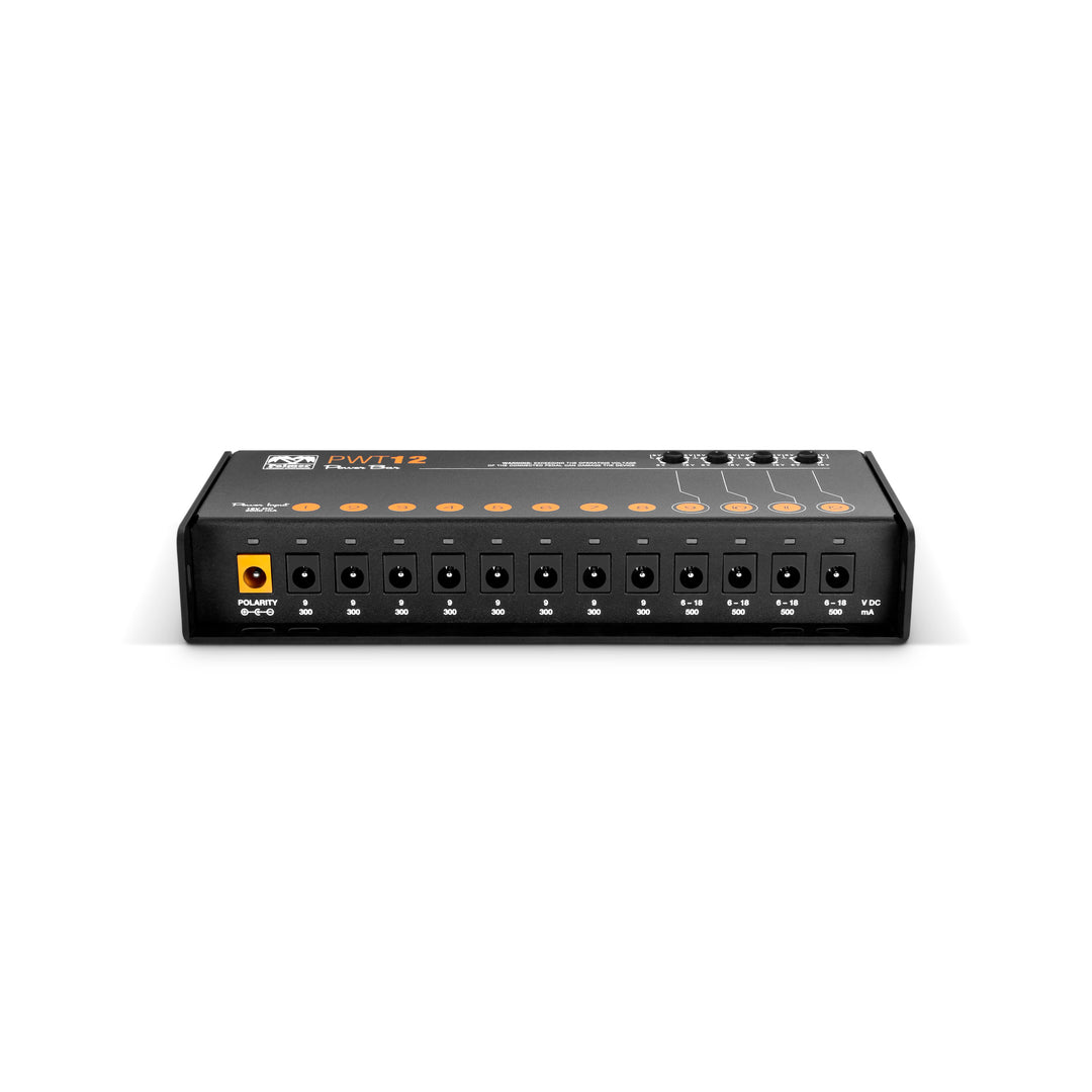 Palmer PWT 12 MK 2 – Universellt nätaggregat för pedalboard med 12 utgångar