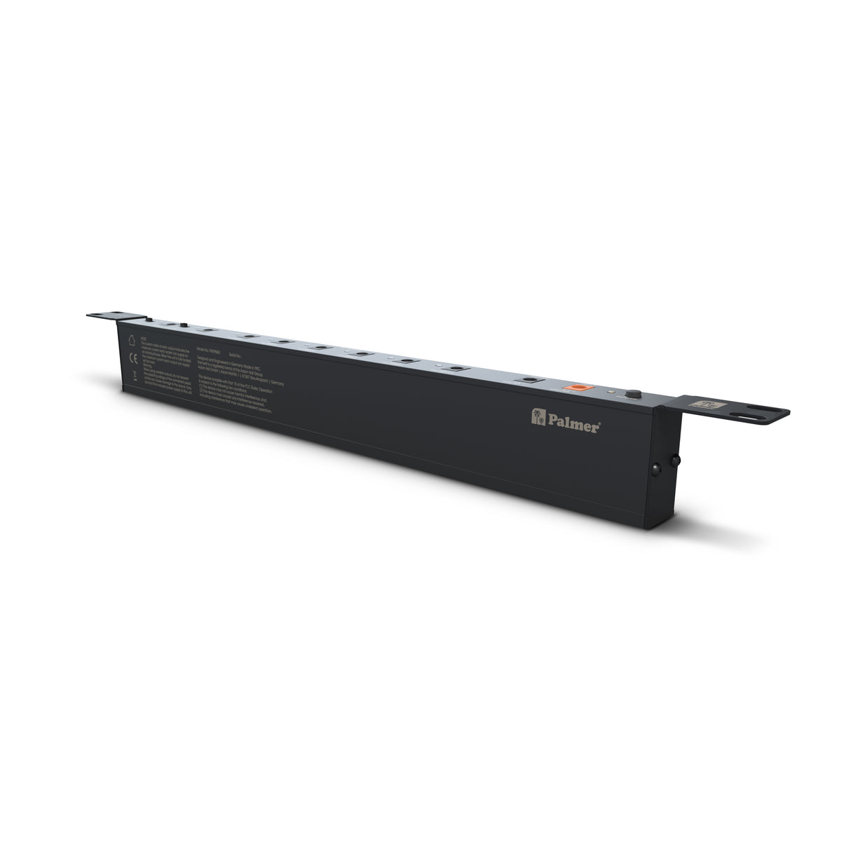 Palmer WT PB 40 RK - Nätaggregat med 8 utgångar för rackmontering