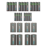 Pale Blue Home Conversion Kit 4x9V/4xD/12xAA/8xAAA