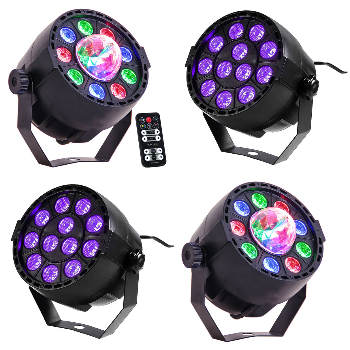Partypack UV LED + Diskoljus