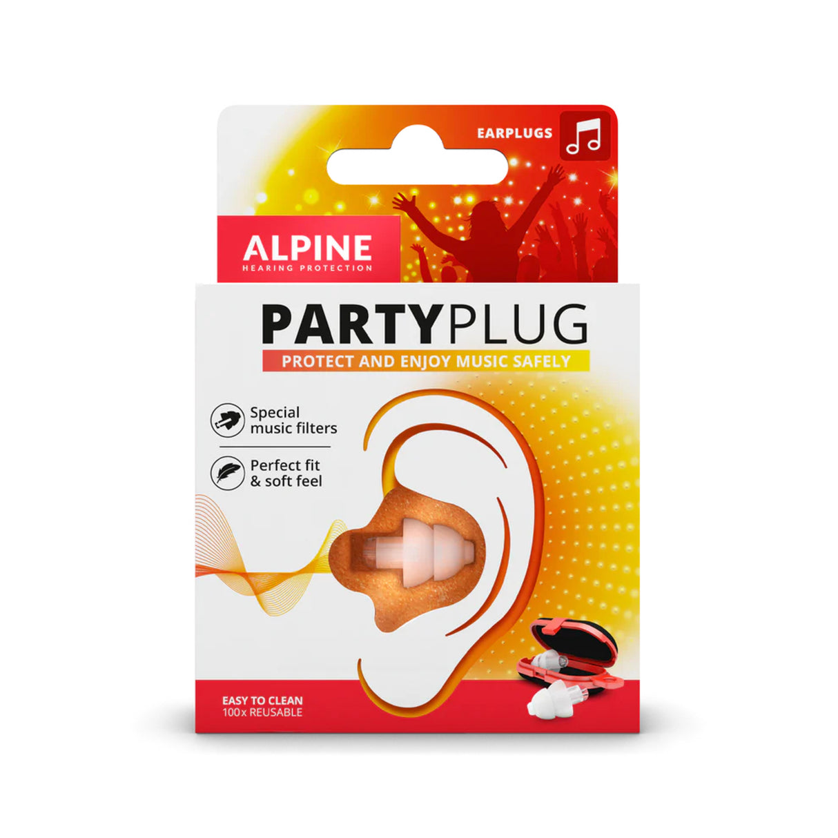 Alpine Party Plug Öronproppar ( Transparent )