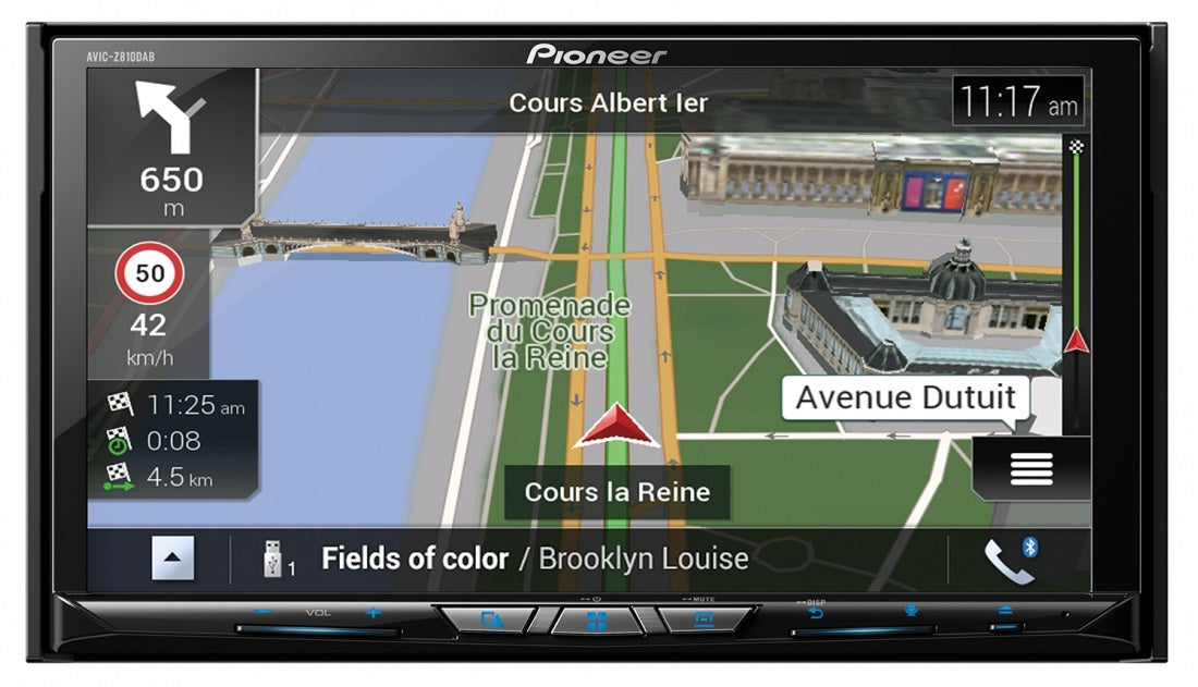 Pioneer AVIC-Z830DAB GPS-navigering, Bluetooth och trådlös Apple CarPlay