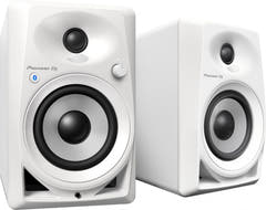 Audio-Technica AT-LP60XBT-WH + Pioneer DM-40BT-W Bluetooth högtalare 