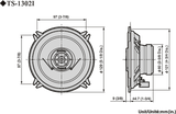 Pioneer TS-1302i bilhögtalare (13 cm, 5,25")