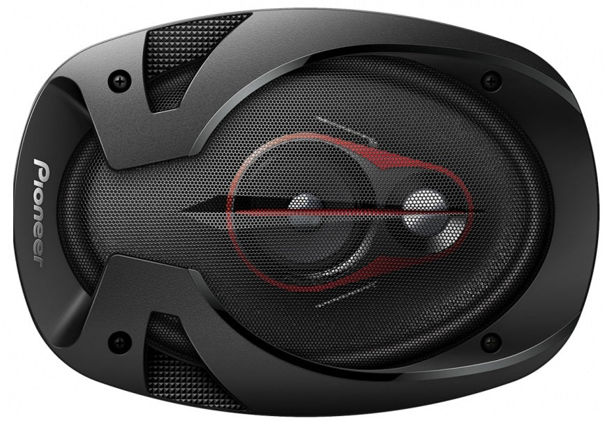 Pioneer TS-R6951S Kraftwool 3-vägs fulltons bilhögtalare (6"x9")
