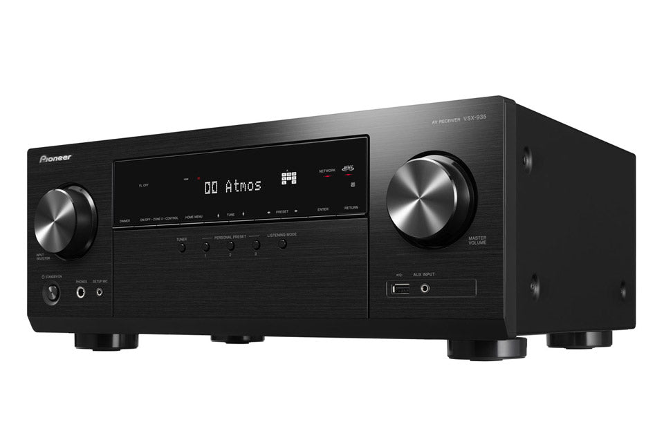 Pioneer VSX-935 7,2-kanals mottagare (svart, 7x165W)